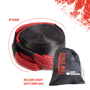 Complete Recovery Kit - 30ft Tow Strap & Shackle Kit